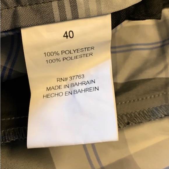 * Grand slam men’s size 40 plaid shorts - Picture 7 of 7